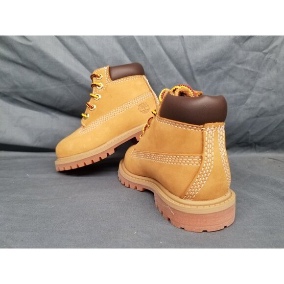 Timberland Toddlers 6" Premium Waterproof Boots Lace Up Wheat Size 9 NEW NO BOX! - Picture 5 of 6